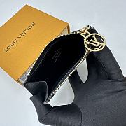 Louis Vuitton LV Romy Card Holder Black 12x8x0.8cm - 3