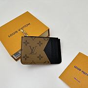 Louis Vuitton LV Romy Card Holder Black 12x8x0.8cm - 2