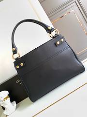 Celine Medium Annabel Bag Supple Calfskin Black 36.5x28.5x10cm - 5