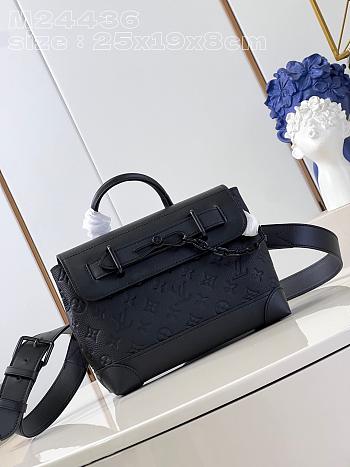 Louis Vuitton LV Steamer PM Black 25 x 19 x 8 cm