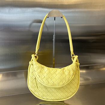 Bottega Veneta Small Gemelli Yellow Bag 24.5x19x7cm