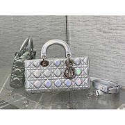 Dior Medium Lady D-joy Silver Bag 26cm - 1