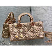 Dior Medium Lady D-joy Rose Gold Bag 26cm - 4