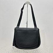 The Row Leather Mail Bag Black 29x23x12cm - 5