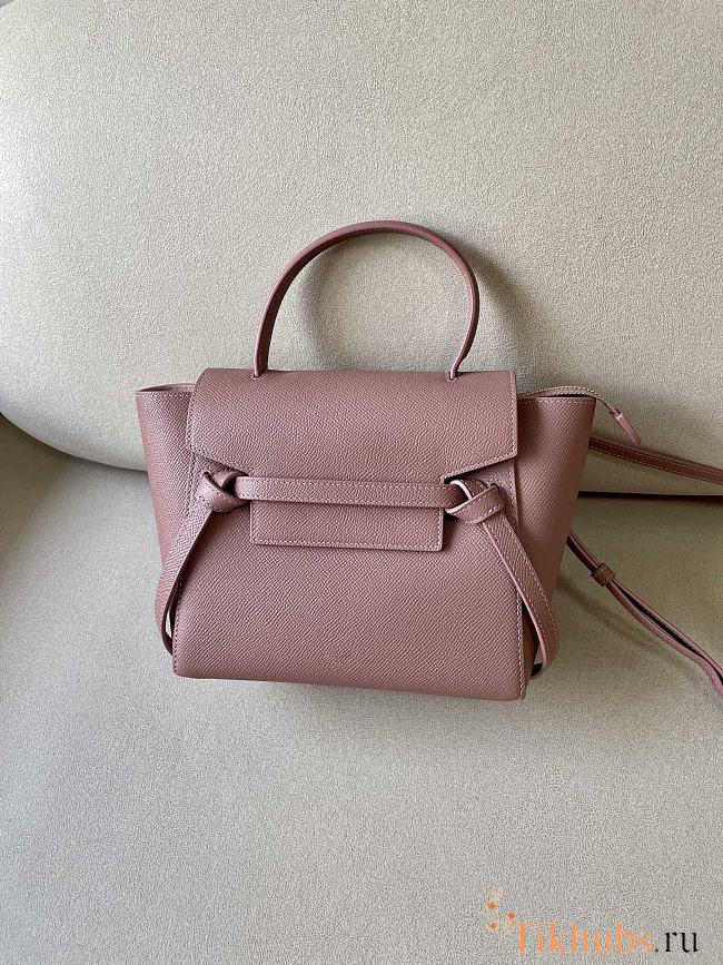 Celine Nano Belt Bag Grained Calfskin Pink 20x20x10cm - 1