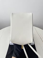 Celine Folded Cube Bag White 19x14x13cm - 5