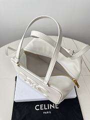 Celine Folded Cube Bag White 19x14x13cm - 4