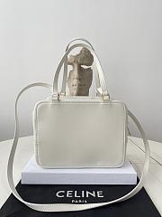 Celine Folded Cube Bag White 19x14x13cm - 2