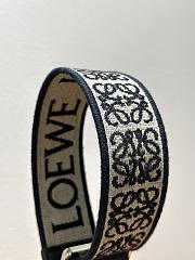 Loewe Anagram Strap Black Navy 105x4cm - 3