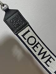 Loewe Anagram Strap Black Navy 105x4cm - 2