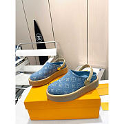 Louis Vuitton LV Aspen Platform Clog Denim Blue - 3