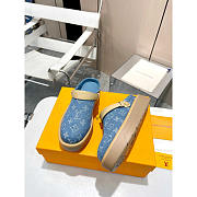 Louis Vuitton LV Aspen Platform Clog Denim Blue - 2