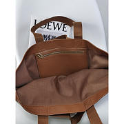 Loewe Fold Shopper In Paper Calfskin Winter Brown 50x20x31cm - 2