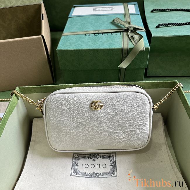 Gucci GG Marmont Mini Shoulder Bag White 18.5x11x4cm - 1