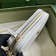 Gucci GG Marmont Mini Shoulder Bag White 18.5x11x4cm - 3
