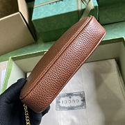 Gucci GG Marmont Mini Shoulder Bag Brown 18.5x11x4cm - 5