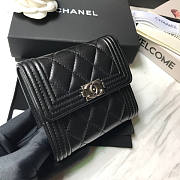 Chanel Black Lambskin Silver 10.5x11.5x3cm - 2