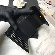 Chanel Black Lambskin Gold 10.5x11.5x3cm - 3