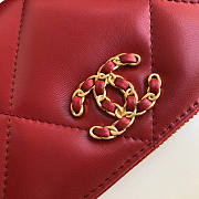 Chanel 19 Zippy Wallet Red 19cm - 2