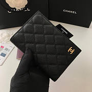 Chanel Passport Holder Black Caviar Gold 14.5x10.5x2cm - 4