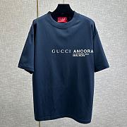 Gucci Ancora 24 T-shirt Blue - 1