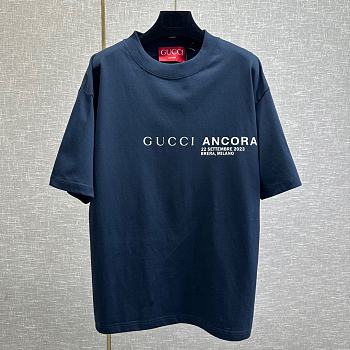 Gucci Ancora 24 T-shirt Blue