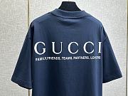 Gucci Ancora 24 T-shirt Blue - 2