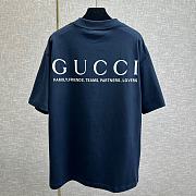 Gucci Ancora 24 T-shirt Blue - 3