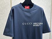 Gucci Ancora 24 T-shirt Blue - 4