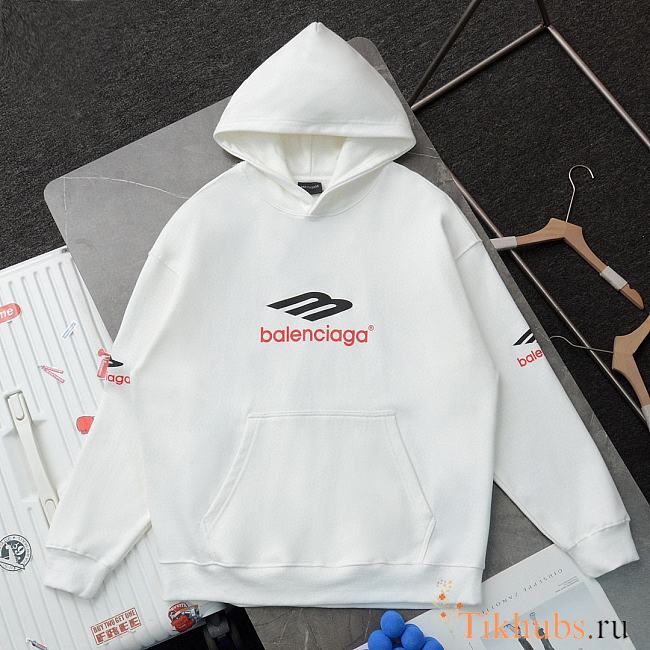 Balenciaga White Hoodie - 1