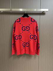 Gucci Red Wool Knit Sweater - 2