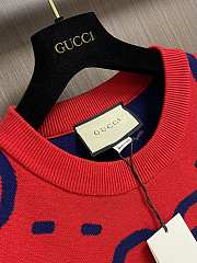 Gucci Red Wool Knit Sweater - 3