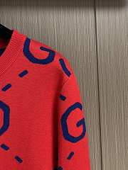 Gucci Red Wool Knit Sweater - 4