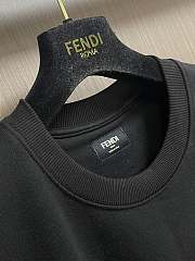 Fendi Sweatshirt Black Jersey Sweatshirt - 3