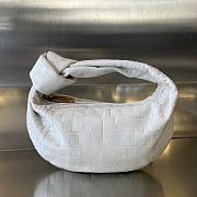 Bottega Veneta Mini Jodie White Alligator 28x23x8cm - 1