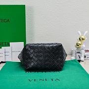 Bottega Veneta Small Flip Flap Black 23x18.5x15cm - 4