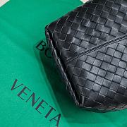 Bottega Veneta Small Flip Flap Black 23x18.5x15cm - 3