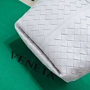 Bottega Veneta Small Flip Flap White 23x18.5x15cm - 6