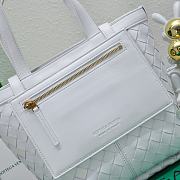 Bottega Veneta Small Flip Flap White 23x18.5x15cm - 2