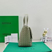 Bottega Veneta Small Flip Flap Green 23x18.5x15cm - 6