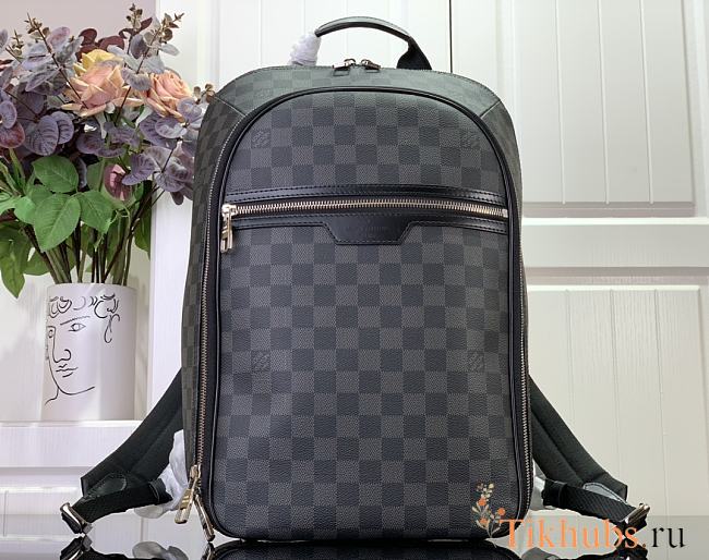 Louis Vuitton LV Michael Backpack Damier Graphite 29x42x13cm - 1