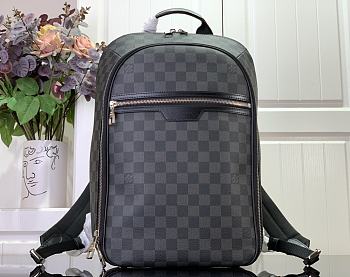 Louis Vuitton LV Michael Backpack Damier Graphite 29x42x13cm