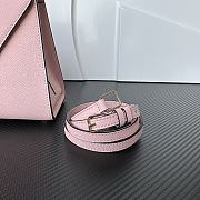 Valextra Iside Top Handle Mini Bag Pink 22x16x12cm - 3