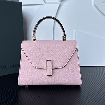 Valextra Iside Crossbody Micro Bag Pink 19.5x14x9.5cm