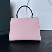 Valextra Iside Crossbody Micro Bag Pink 19.5x14x9.5cm - 5