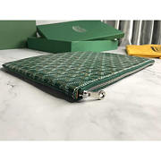 Goyard Senat Pouch GM Green 30x20cm - 5