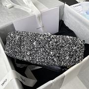 Chanel 19 Flap Bag Tweed Black Gold 26cm - 6