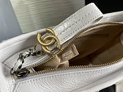 Chanel Gabrielle Rattan White 20x15x8cm - 6