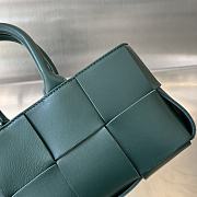 Bottega Veneta Mini East-West Arco Tote Green 22x11x5.5cm - 2