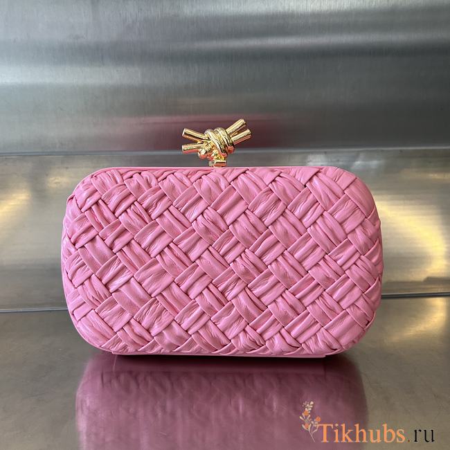 Bottega Veneta Knot Pink 19x11.5x5cm - 1